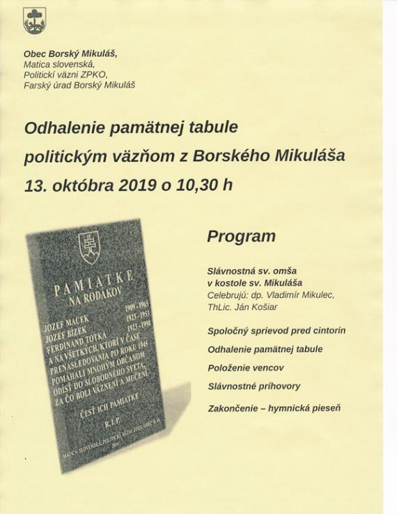 Odhalenie pamatnej tabule www .jpg Odhalenie pamatnej tabule www .jpg